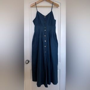 Cute Button Down Y2K Whimsical Sundress size 10